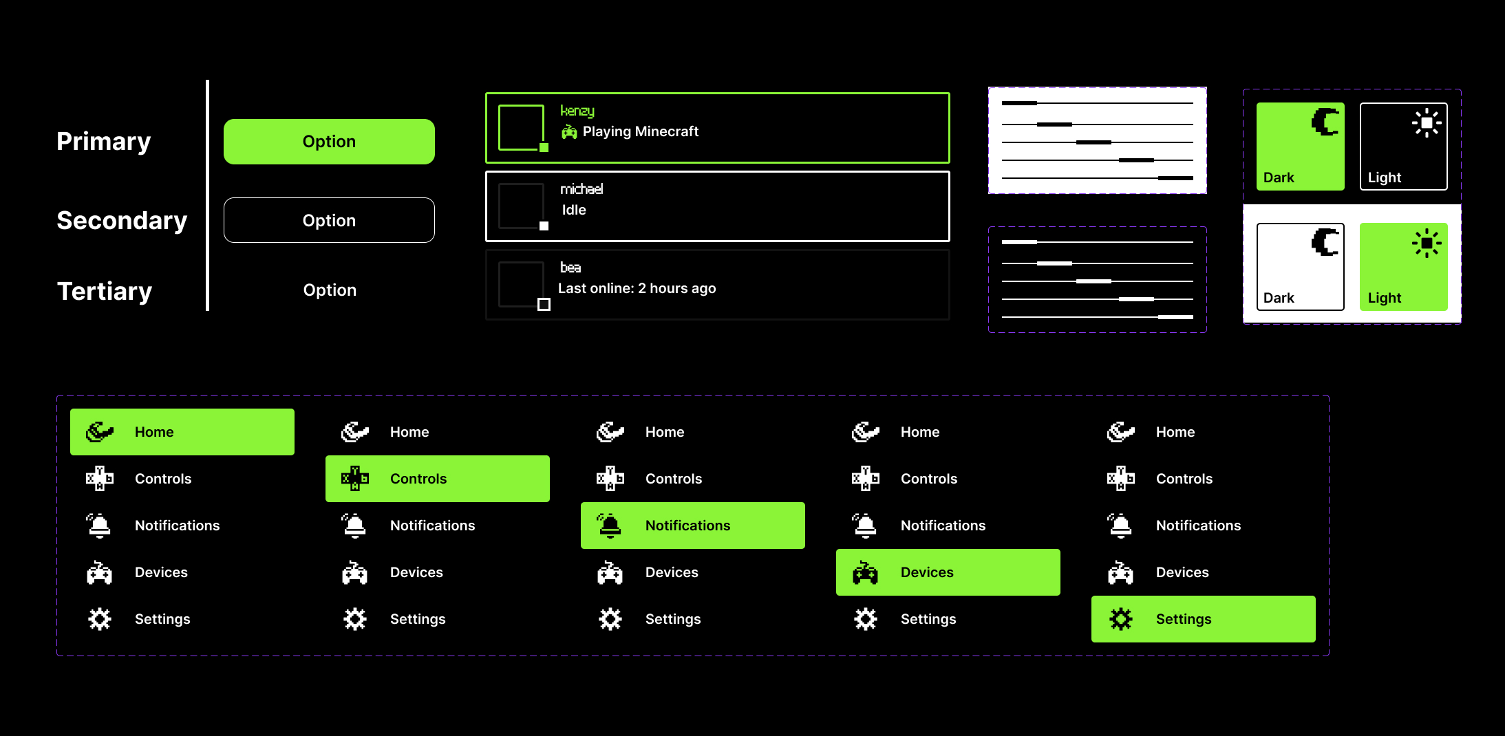 Button States and Components